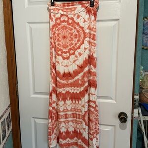 Sequin hearts maxi skirt